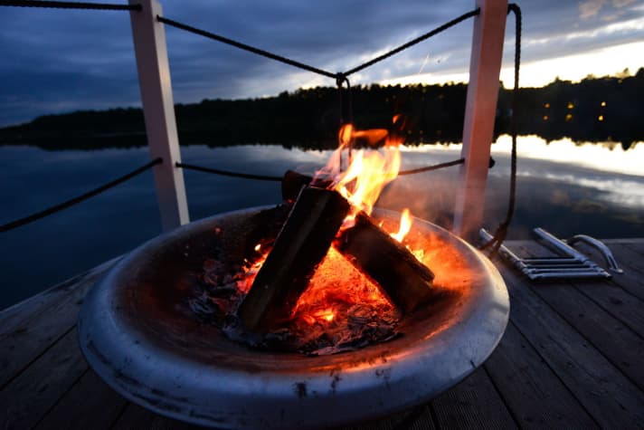   Dahme-Wasserstraße und Starkower Gewässer mit dem Bungalow-Boot