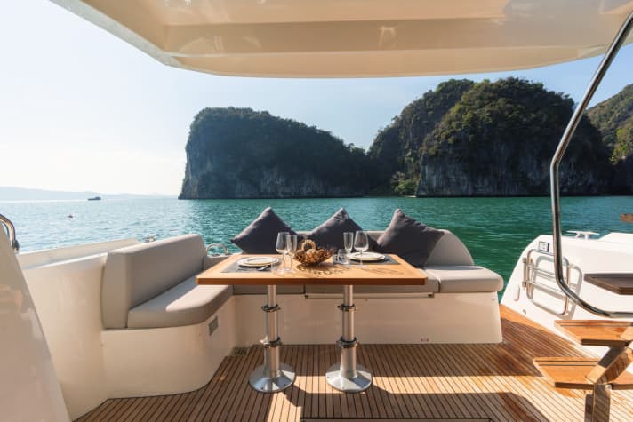 The modern design runs through the entire boat | ot