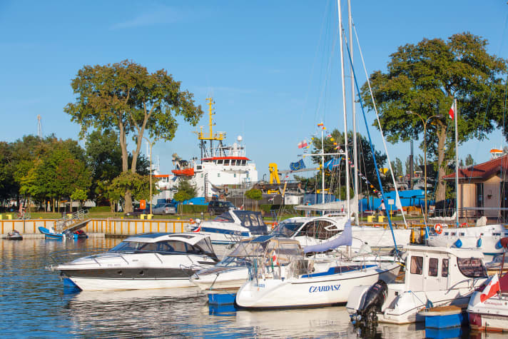 Baltic Sea harbour Świnoujście