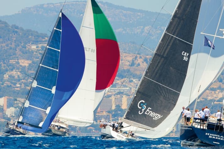 Regatta-Action beim Superyacht Cup Palma. | a.