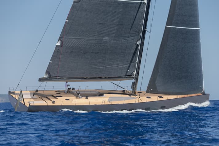 Sporty sailing plan: The Wally 101 will carry 630 square metres of sail laminate on a Southern Spars mast. | n.