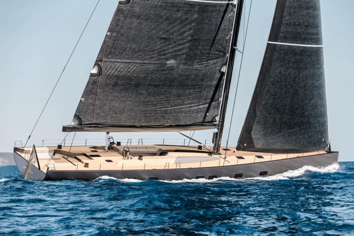 Outlook for 2023: The rig of the Wally 101 will carry 630 square metres of sail laminate on the wind. | n.