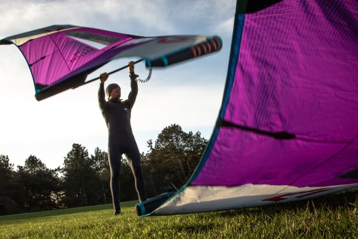 Klaas is heavily involved in the development of the Duotone Wings