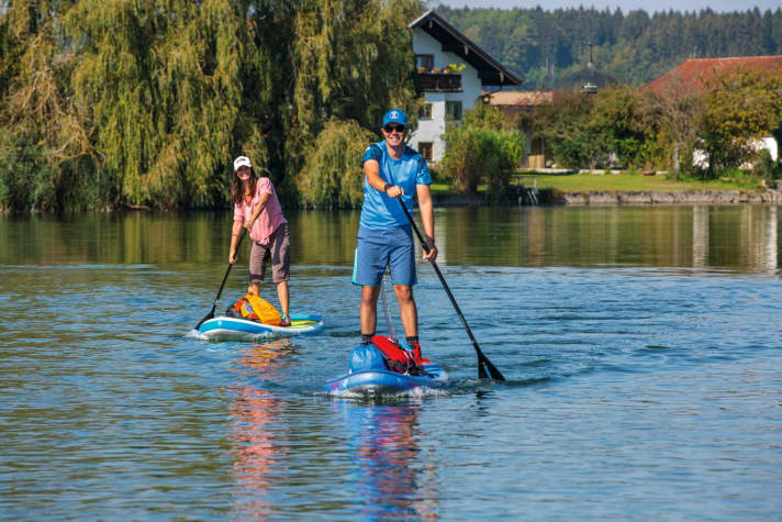 The first section of the tour is gentle and has a moderate flow speed. An enjoyable stage in an idyllic landscape.