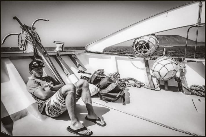 Spot-Check Los Lobos. Mit der Fähre ist man in zehn Minuten im SUP-Paradies.