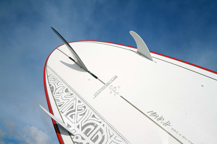 F.One Manawa 9'6" 2014: Round pin and thruster fins are the all-round weapons of the Manawa.