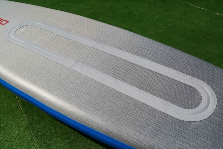 Die Doppelkammer bei Starboard von unten gesehen.