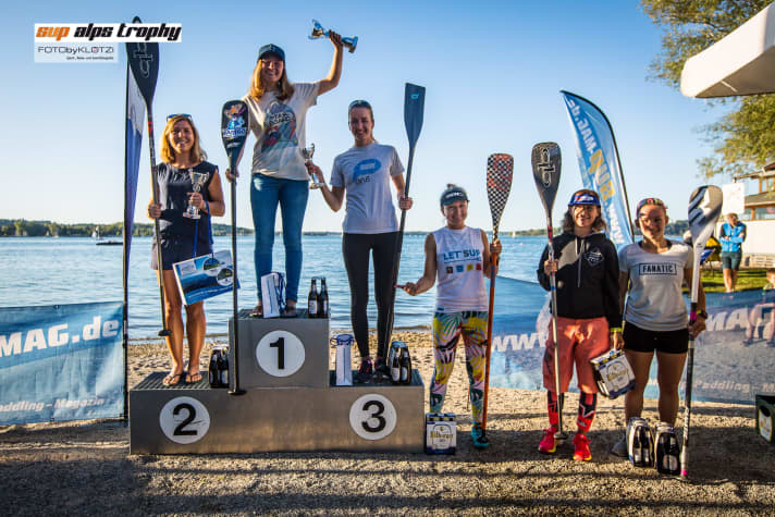 Kristyna Babiankova secured the women's winner's trophy.