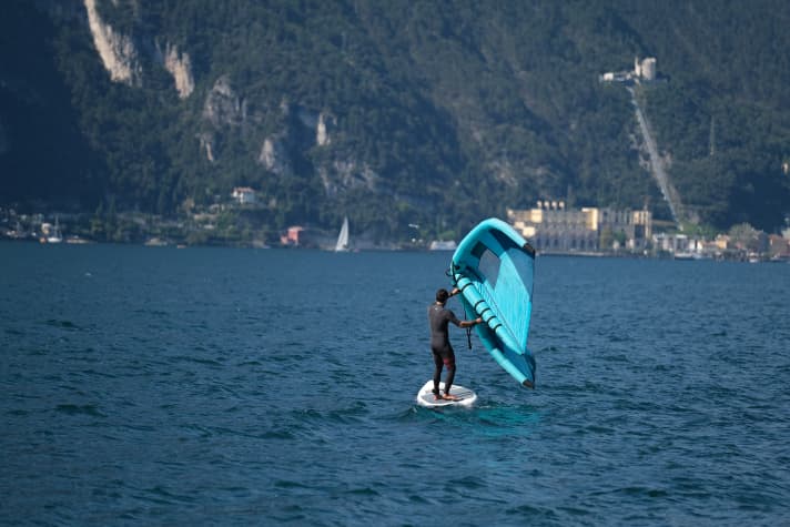 "Heading up" - i.e. getting back to where you started - is also a challenge on the SUP.