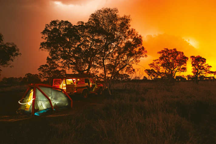 Because tents are close to animal visitors, locals also prefer these fat campervans