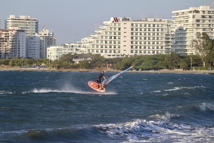 Die urbanen Spots bei Santa Marta sind für kolumbianische Verhältnisse gut zugänglich und dadurch sehr benutzerfreundlich.
