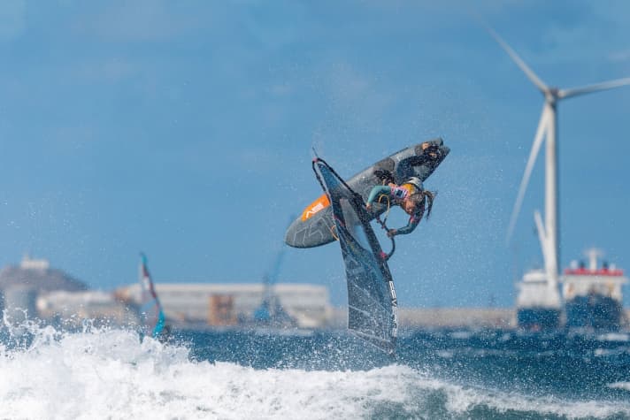 Linas Frontloops gehören zu den höchsten bei den Damen.