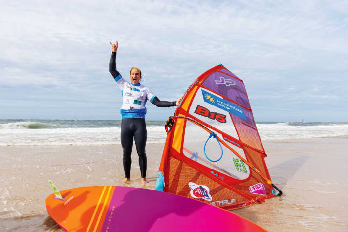 Yentel's cry of joy: You don't become freestyle world champion every day.