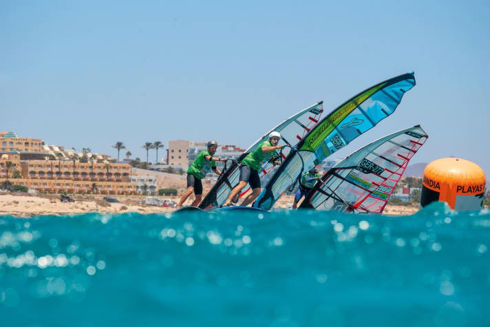 Nico and Michele were not only close to each other in this gybe, but also in the final ranking.