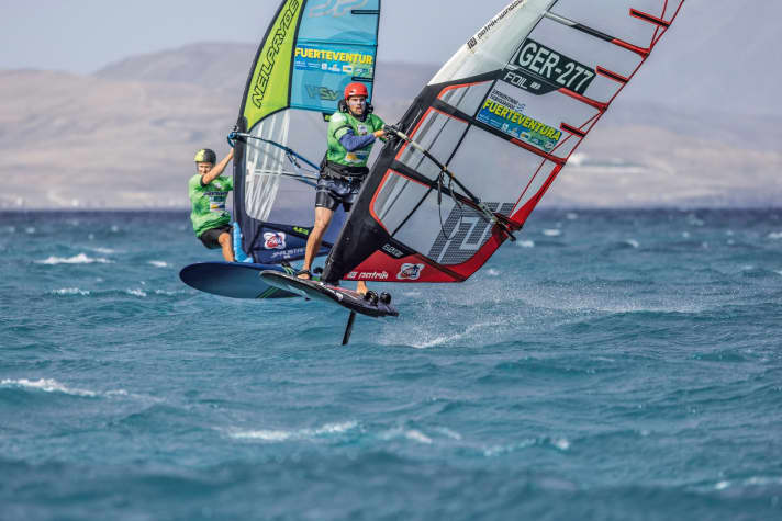 Beim World Cup in Sotavento auf Fuerteventura hatte Michele viele Ups and Downs. Da war mehr drin als der elfte Platz am Ende.