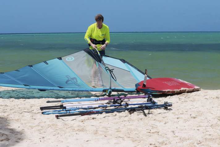 The same sail feels different depending on the fork - you notice this when you ride the models one after the other.
