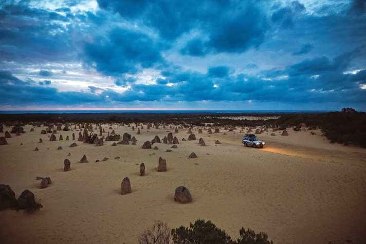 The "Pinnacles" at Cervantes offer a Western atmosphere.