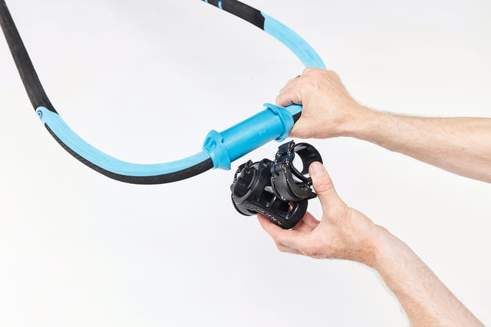 Das Kopfstück der Unifiber-Modelle lässt sich sekundenschnell abnehmen. Das kann den Transport erleichtern.