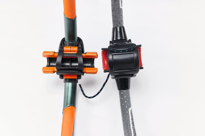 The length of the contact surface on the mast often determines how stiff the boom-mast connection will be in the end.