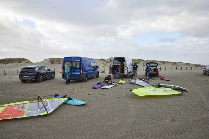 Rømø has also been one of the test areas for the surf test for many years