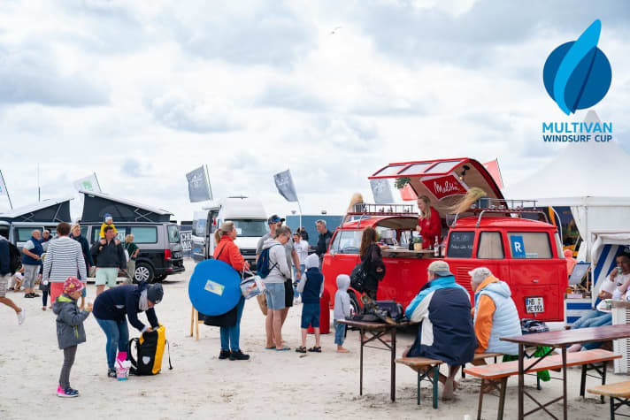 Vanlife on the beach at St. Peter Ording