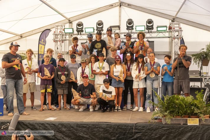 All winners of the PWA World Cup 2022 in Pozo