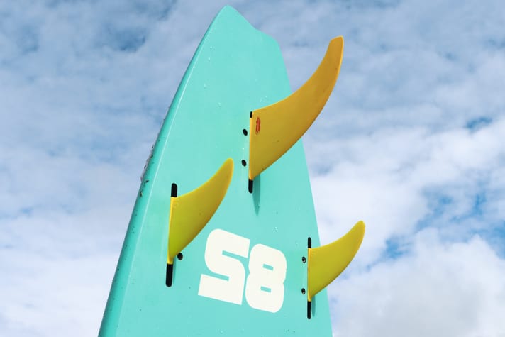 Finnen sind nicht dabei, wir haben mit einem K4-Setup getestet