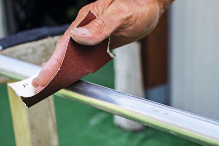 ... If at all necessary, sand down finely at the end with 400 grit.