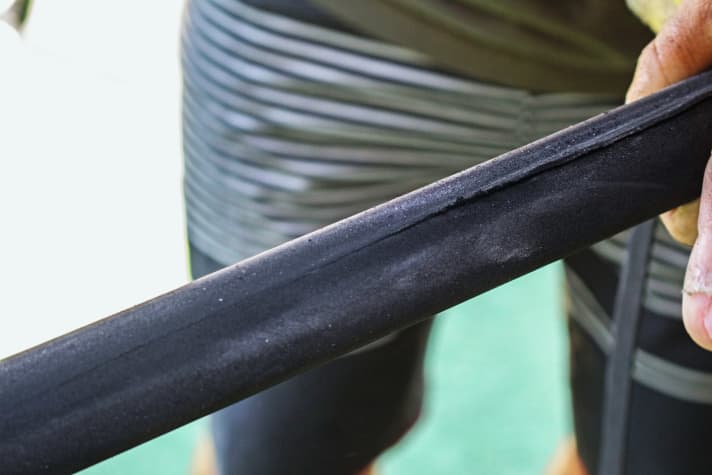 ...but after a little sanding the transition becomes harmonious again