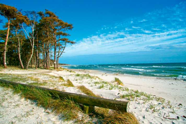 The south of Bornholm is flat, sandy and very reminiscent of Rügen.