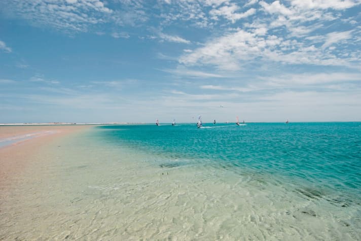Perfektes Flachwasser in Soma Bay