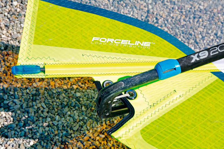   The new clew geometry makes it much easier to mount the boom compared to the current NeilPryde clew.