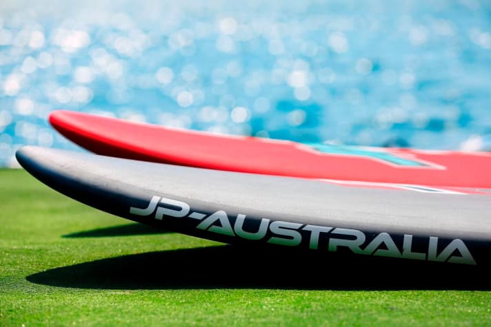   The new Magic Ride (front) has a slightly flatter and thinner nose than the previous model