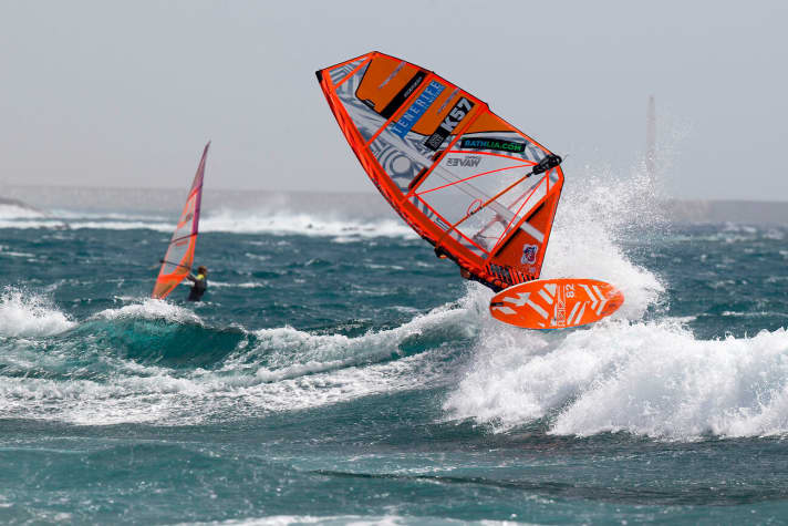 John Skye at the product test on the Canary Islands