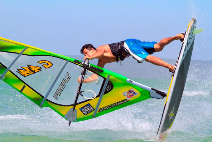 „Für einen Wave-Worldcup würde ich als Bayer nicht mal ’ne Wildcard bekommen. Welle fahr’ ich nur zur Gaudi, weder möchte ich da Wettkämpfe mitsurfen noch würde mein Niveau reichen“