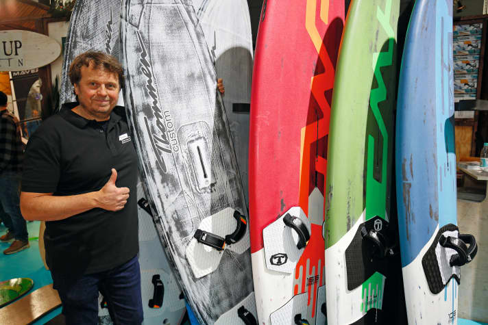 Mark Thoms also presented his products at boot Düsseldorf