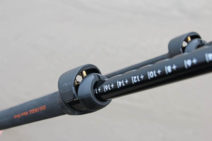 The pin fasteners are solid and easy to adjust