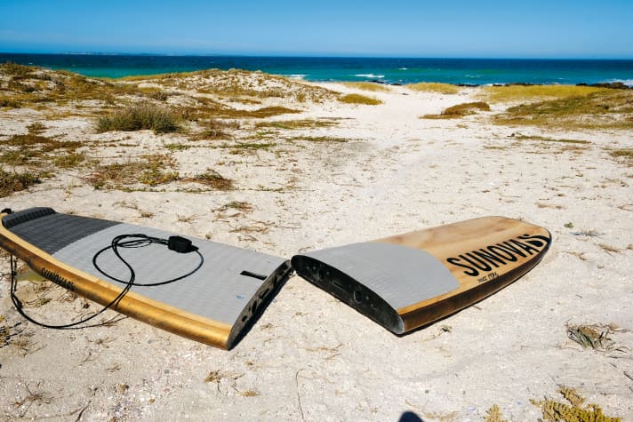 Für einen Test im SUP Magazin stand uns zusätzlich ein teilbares SUP-Board zur Verfügung. Die Konstruktion wirkt solide, das Board funktionierte tadellos. Der Testbericht dazu steht im <a href="https://www.sup-mag.de/" target="_blank" rel="noopener noreferrer nofollow">SUP Magazin 1/2020</a> : Ab 29. April im Handel.