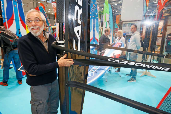   Ernstfried Prade presented the Mistral Carbowing at boot Düsseldorf 2020