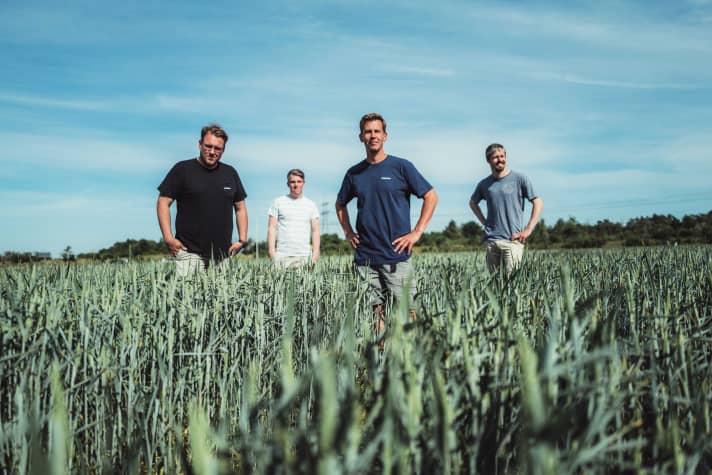 The Surfdeck Team - from left to right: Christoph Zingelmann - Dirk Podbielski - Jan Podbielski - Florian Laudon