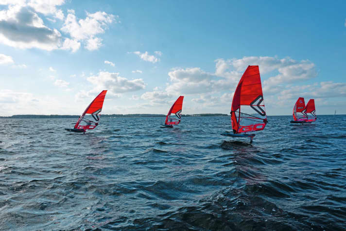 The DSV's first training sessions with the new Olympic equipment for the 2024 Games are already taking place on the Baltic Sea.