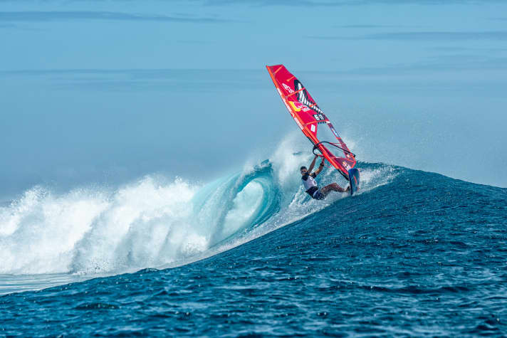 2022 waren Liam und Björn Dunkerbeck gemeinsam beim IWT-Contest auf Fiji am Start