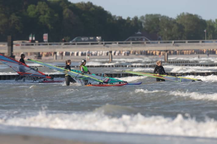 As here in Kellenhusen, the spots should be easy to reach and offer good conditions for all participants.
