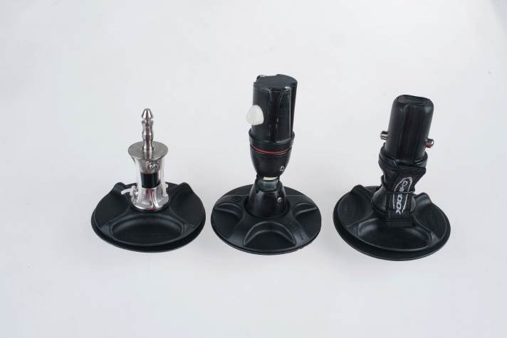 Euro-Pin, NeilPryde-System and US-Quickrelease (from left)