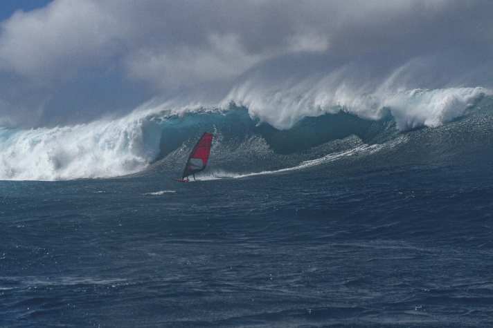 Es gab nein paar heftige Wipeouts, die alle zum Glück glimpflich verliefen.