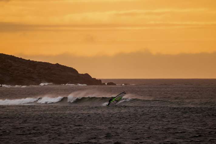 The Isle of Skye with the spot Bravas offered perfect down-the-line conditions.