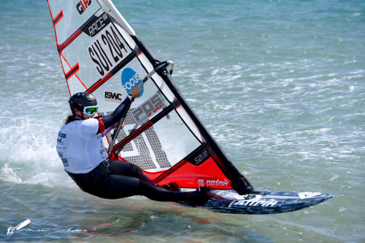 Not to be misjudged: World champion Heidi Ulrich with her famous speed goggles