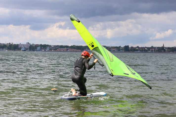 Inflatable SUPs with plenty of volume can be a good choice for your first attempts