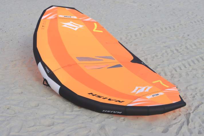 The wingtips are visibly folded to keep the wingspan as compact as possible