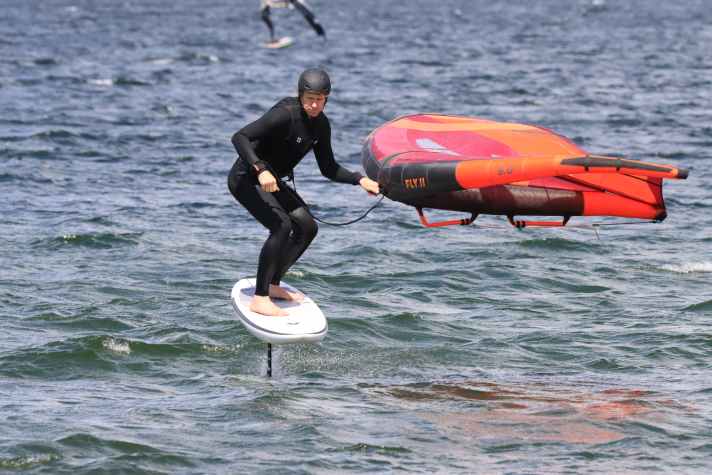 Schwebt bei Downwindern brav hinterher - der Fly 2
